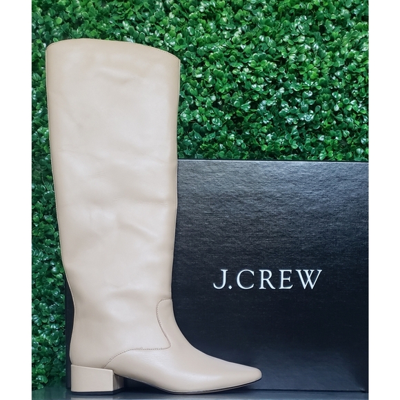 9. J.Crew Roxie knee-high boots in leather - Picture 3 of 7